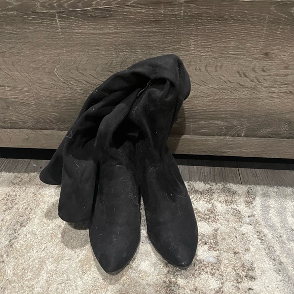Knee high black boots size 6 - Picture 1 of 2